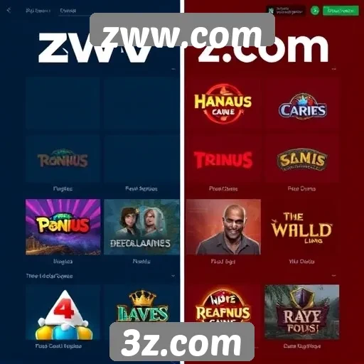 Comparativo entre zww.com e outros sites de jogos